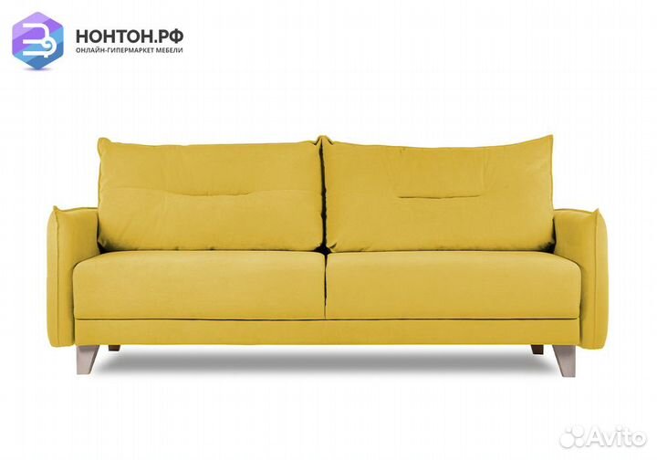 Диван пантограф Велс жёлтый