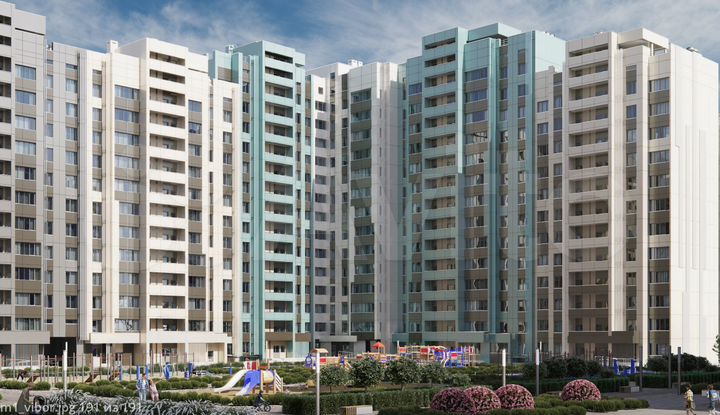 2-к. квартира, 59 м², 2/14 эт.