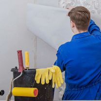 Поклейка обоев.Малярные работы