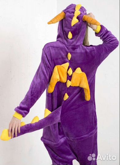 Костюм дракона (фиолетовый), пижама