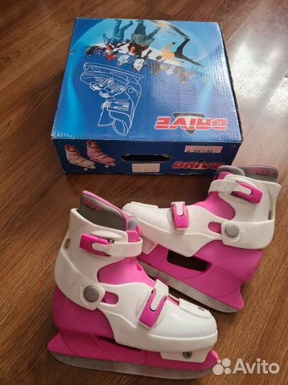 Коньки раздвижные 34 37