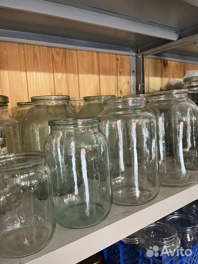 Банка стеклянная 3л 2л 1,5л 1л 0,5л
