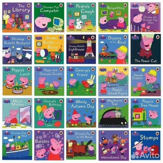 Свинка Пеппа Incredible. 50 книг на английском