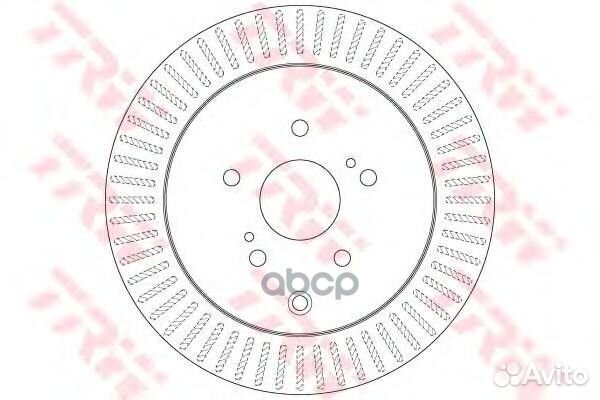 Диск тормозной задний suzuki grand vitara II (J