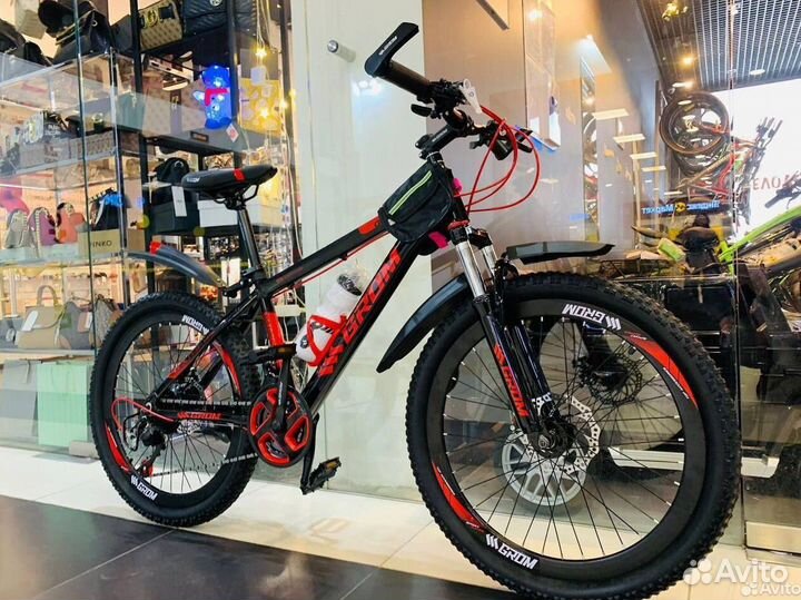 Велосипед горный подростковый grom R 24