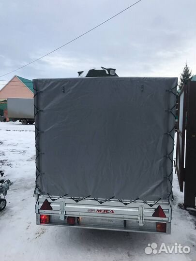 Прицеп 817712.022 для перевозки снегохода с тентом