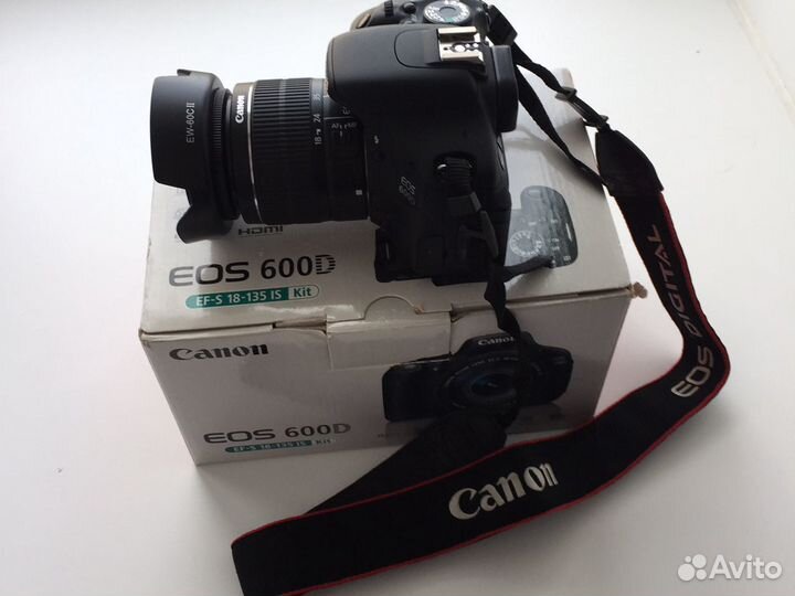 Зеркальный фотоаппарат новый canon D600 объектив 1