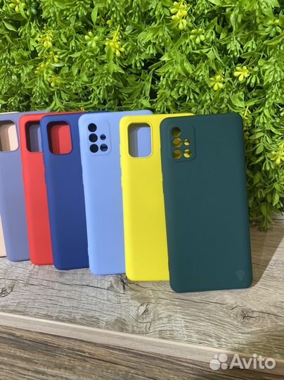 Чехол силиконовый Samsung A71