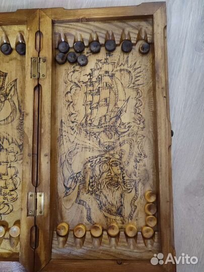 Нарды резные ручной работы