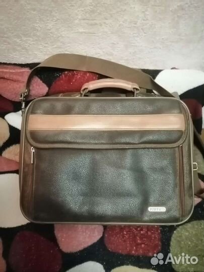 Портфель, сумка для ноутбука, кожаная