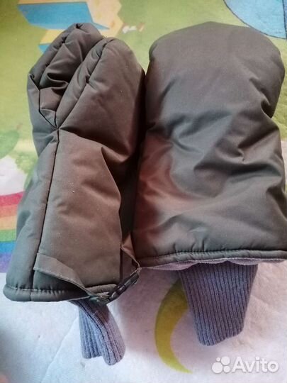 Варежки краги зимние для коляски