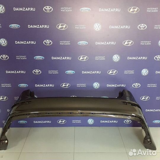 Бампер задний Kia Rio 2015-2017 кофейный