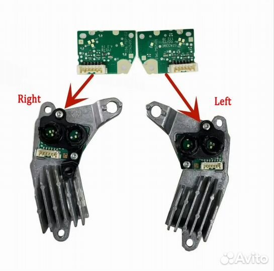 Плата дхо DRL Volkswagen Touareg FL 2014-2018