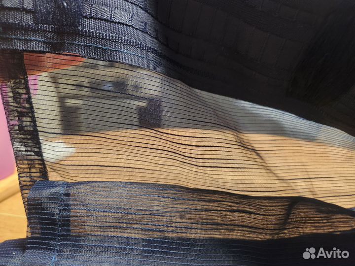 Гардины Гертруд икеа темно-синий