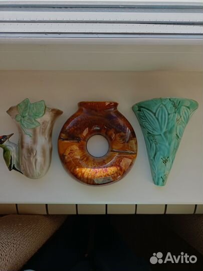 Кашпо настенное Германия, Зик, Мкз с изьяными