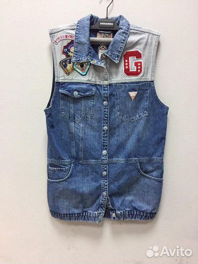 Жилет джинсовый женский