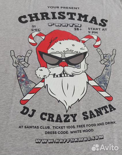 Футболка оверсайз с принтом