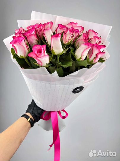 Цветы розы букет