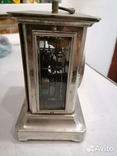 Каретные часы с шарманкой