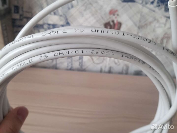Coaxial cable RG-6U 75Om 5m