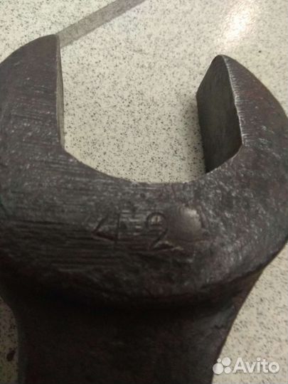 Ключ гаечный рожковый на 41, 42. 80см.1964г