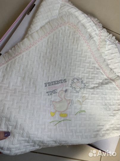 Плед детский вязаный