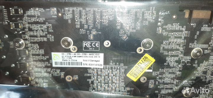 Видеокарта XFX GeForce275 GTX 896MB