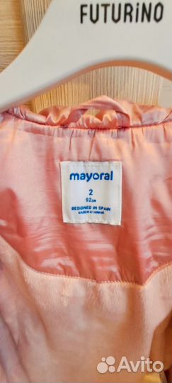 Куртка демисезонная 92 mayoral