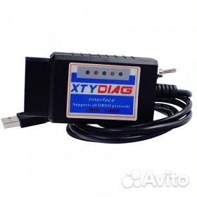 ELM327 USB версия 1.5 с переключателем шин HS/MS