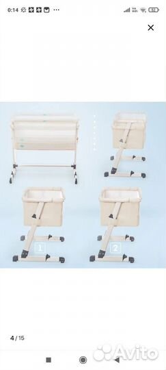 Приставная кроватка nuovita accanto