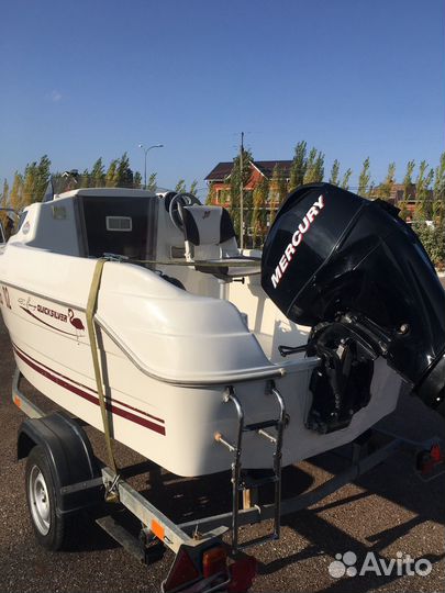 Каютный катер Quicksilver flamingo 420+Mercury 60