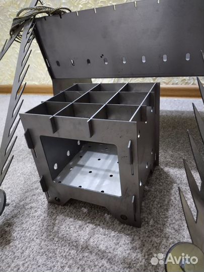 Коса донная(грабли).Печка щепочница.Мангал разборн