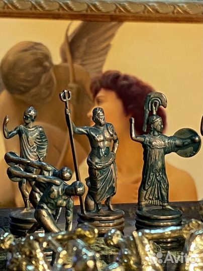 Шахматы анттчные. Олимпийские игры. Боги
