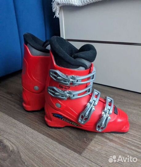 Горные лыжи взрослые+ботинки 42 размер