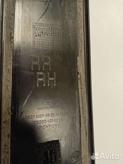 Накладка двери задней правой KIA optima 4