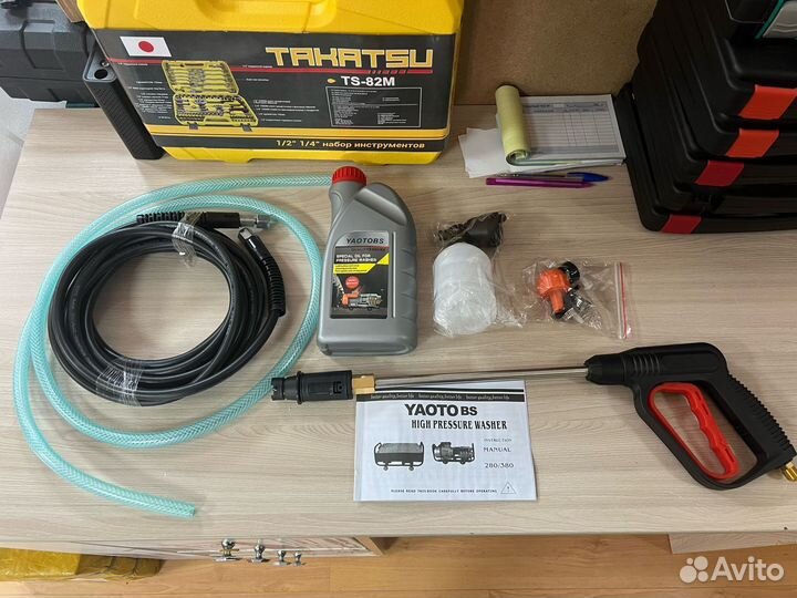 Мойка высокого давления Yaoto до 230Бар старт/стоп