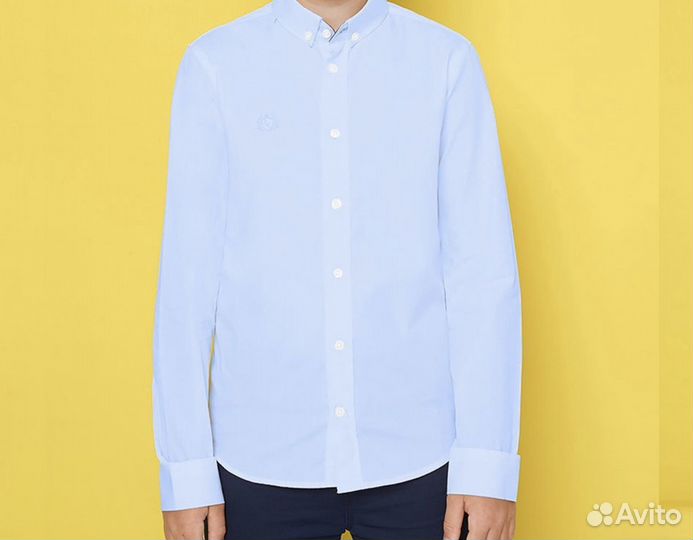 Рубашка с дл.рукавом 134р