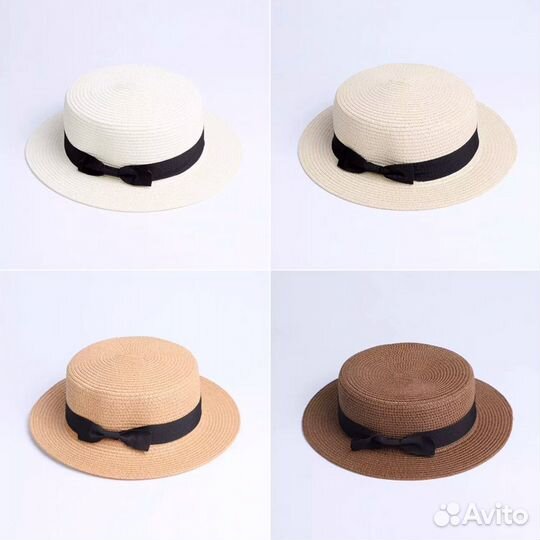 Соломенная шляпа (12 цветов)