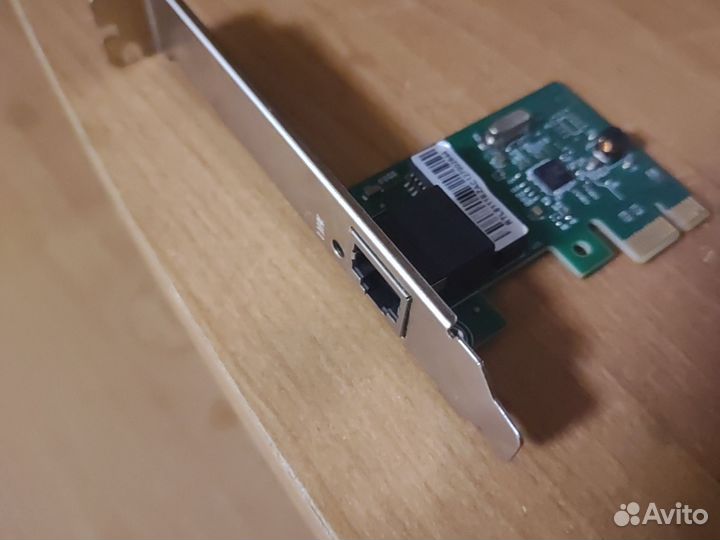 Сетевую карту PCIe x1 v1.1 (RTL8111C) RJ45 Gigabit
