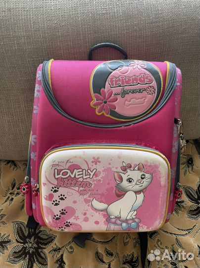 Ортопедический школьный рюкзак для девочки
