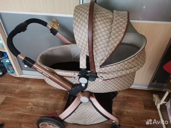 Детские коляски 2 в 1 эко кожа