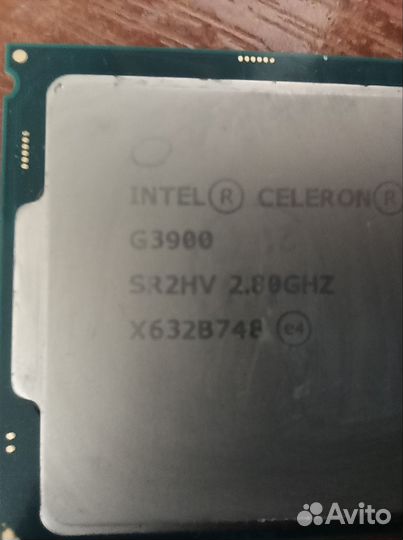 Процессор 1151 g3900 celeron
