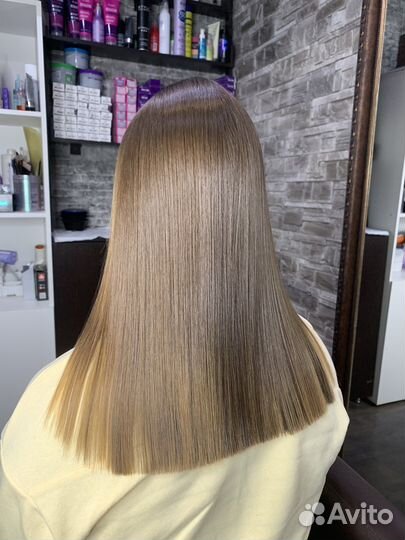Кератиновое выпрямление,ботокс волос