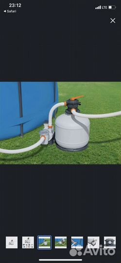 Песочный фильтр насос для бассейна 11355 л/ч