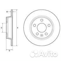 Диск тормозной delphi BG3026