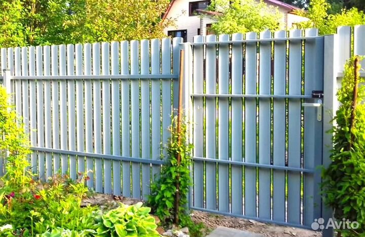 Забор металлический под ключ качественно