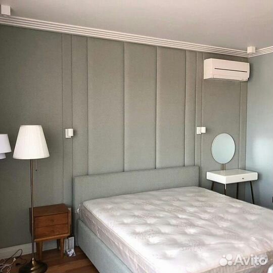 Мягкие стеновые панели и кровати