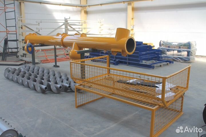 Шнековые транспортёры, винтовые конвейеры