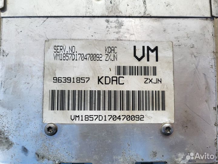 Блок управления двигателем (эбу) заз шанс