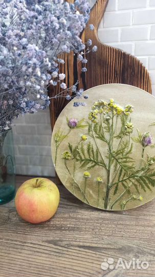 Ботанический барельеф. Картина